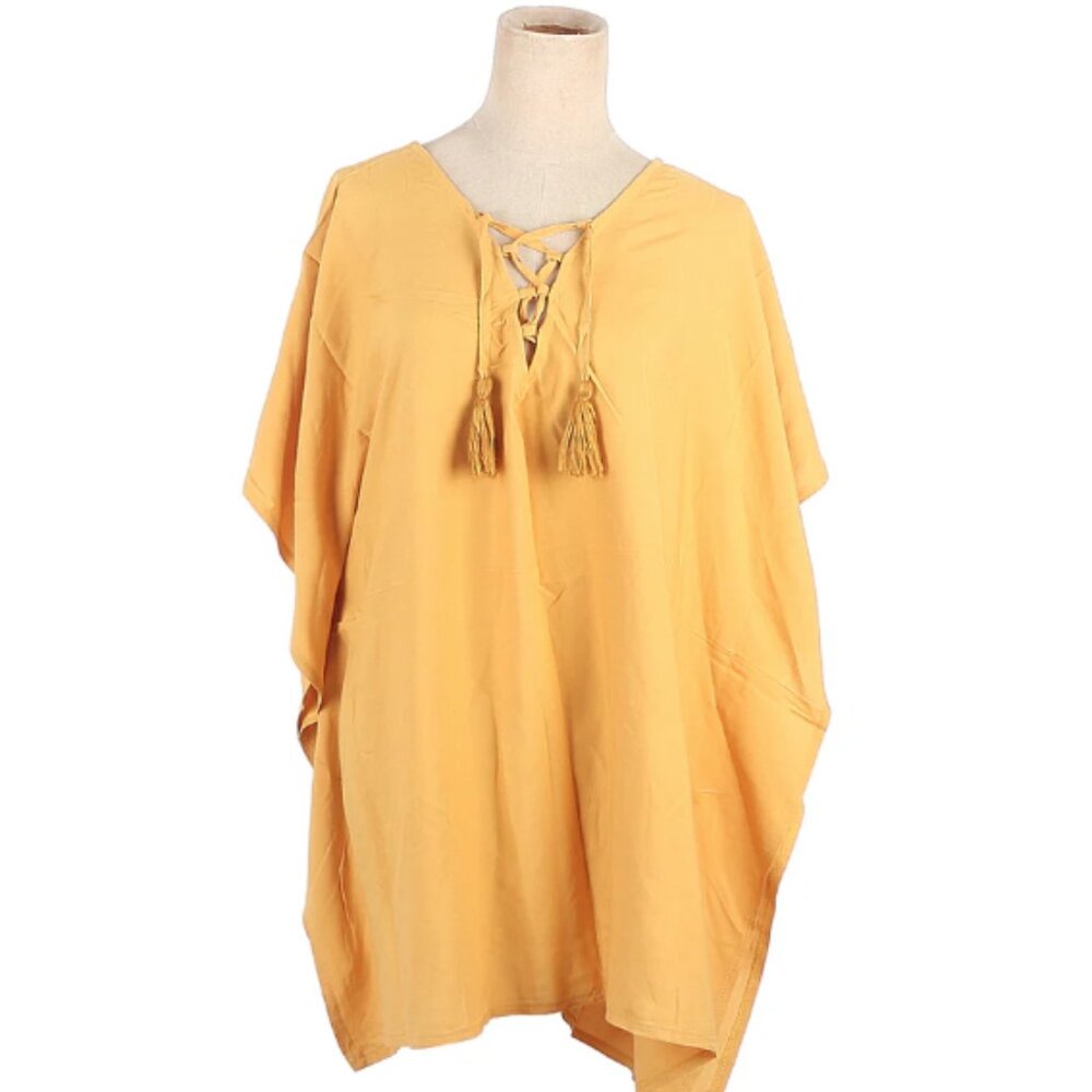 Happy Wahine Yellow Cover Up - NWT